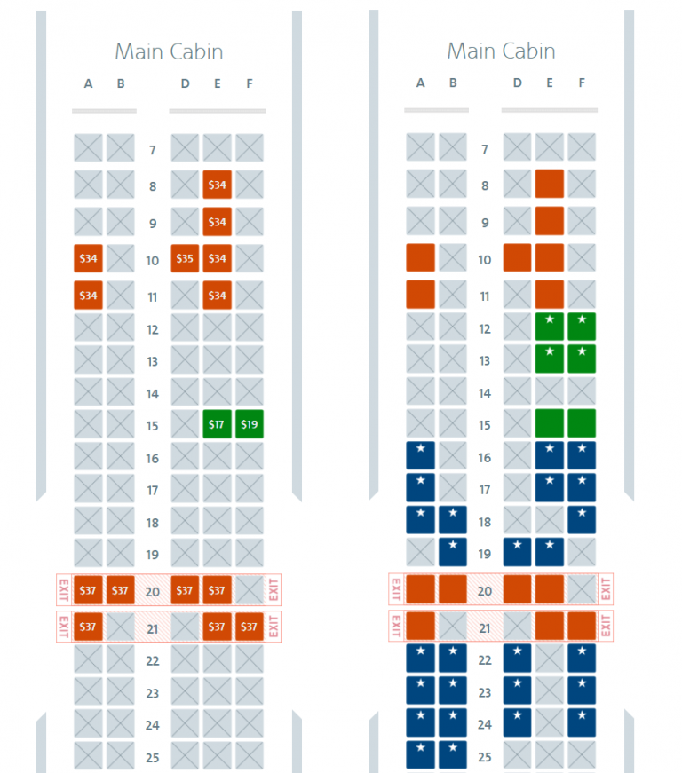 AA1561 AUS DFW Seat Map Comparison 768x871 